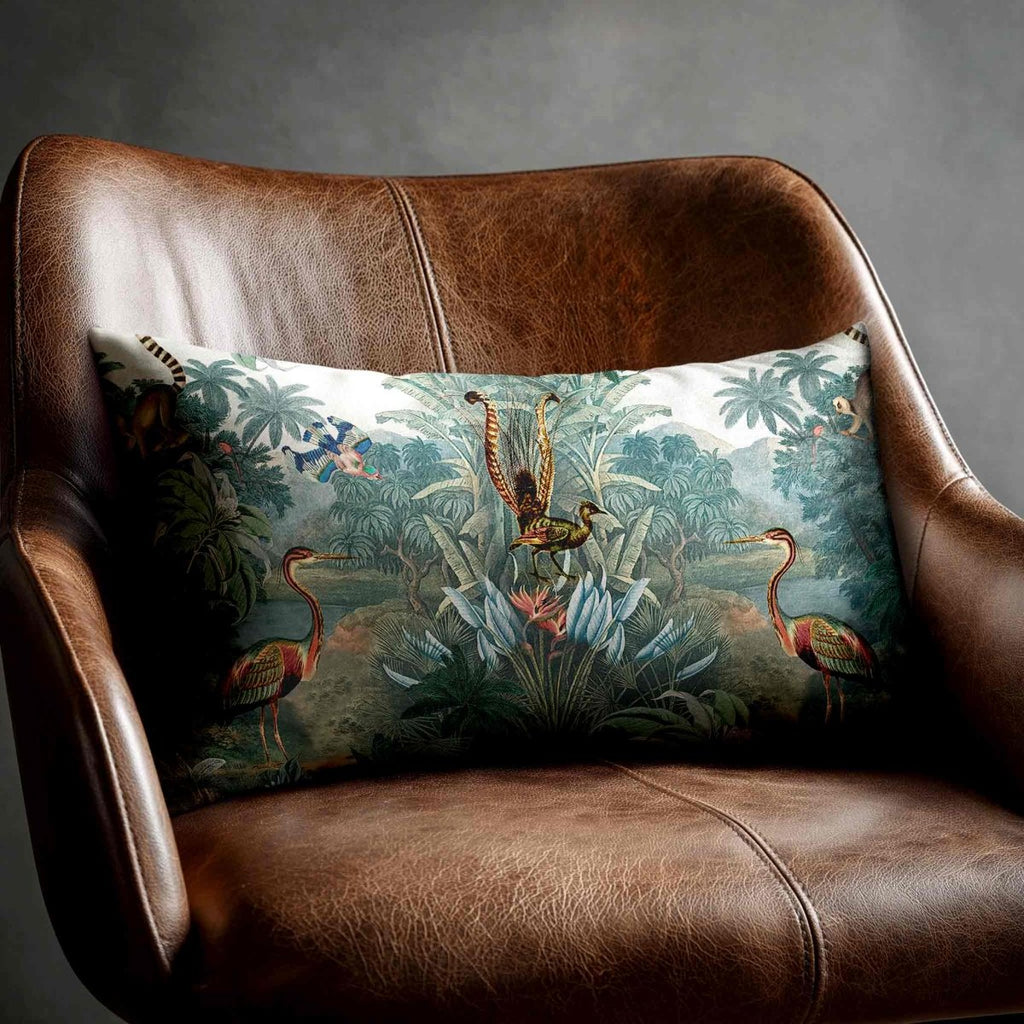 Kilimanjaro | Sustainable Velvet Rectangle Cushion - 50 x 30 cm Standard by Izabela Peters