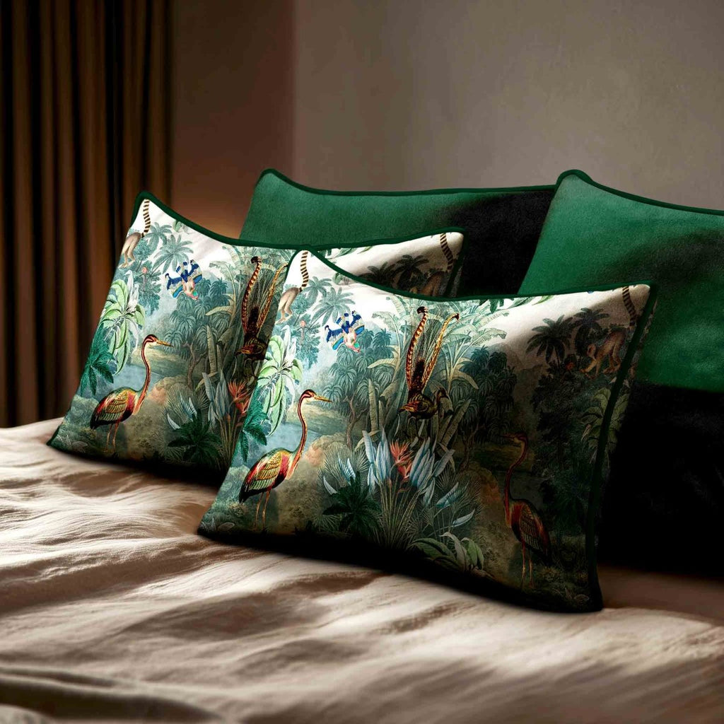 Kilimanjaro | Sustainable Velvet Rectangle Cushion - 50 x 30 cm Standard by Izabela Peters