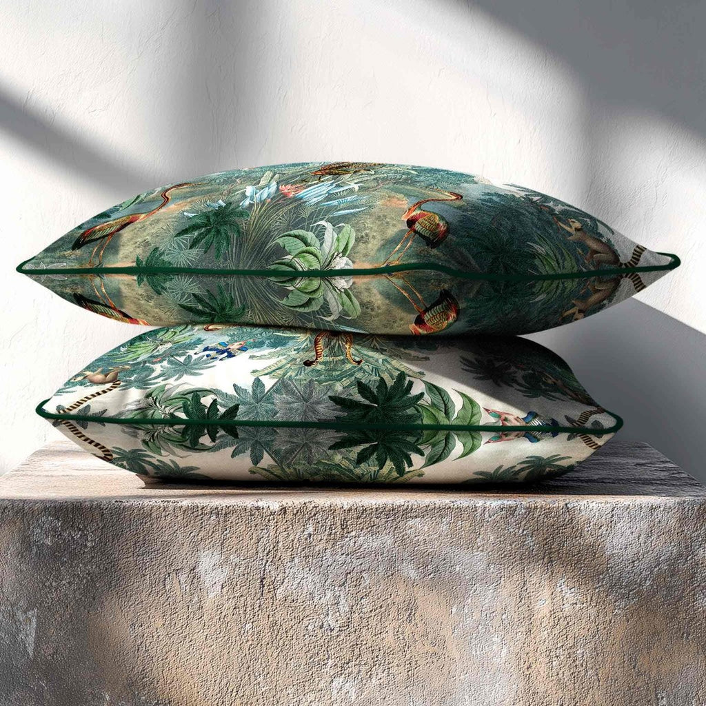 Kilimanjaro | Sustainable Velvet Rectangle Cushion - 50 x 30 cm Standard by Izabela Peters