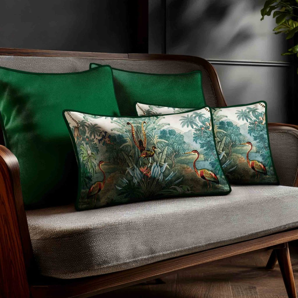 Kilimanjaro | Sustainable Velvet Rectangle Cushion - 50 x 30 cm Standard by Izabela Peters