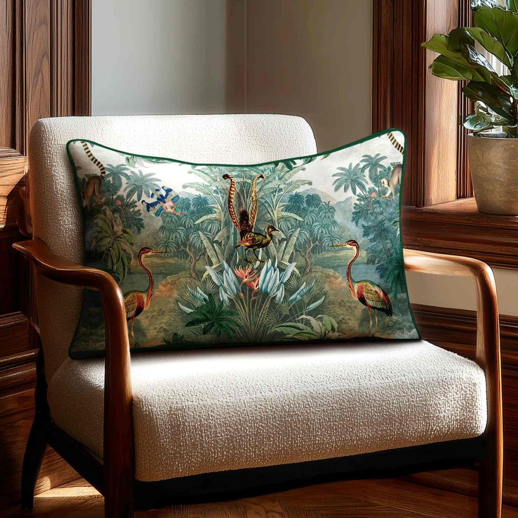 Kilimanjaro | Sustainable Velvet Rectangle Cushion - 50 x 30 cm Standard by Izabela Peters