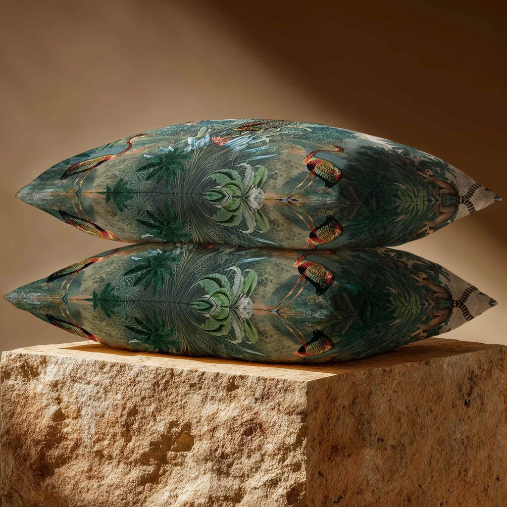 Kilimanjaro | Sustainable Velvet Rectangle Cushion - 50 x 30 cm Standard by Izabela Peters