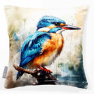 Kingfisher | Sustainable Velvet Cushion - 40 x 40 cm Standard by Izabela Peters