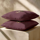Lemur | Sustainable Velvet Cushion - Italian Grape 40 x 40 cm Standard by Izabela Peters