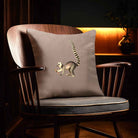 Lemur | Sustainable Velvet Cushion - Dovedale Stone 40 x 40 cm Standard by Izabela Peters