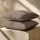 Lemur | Sustainable Velvet Cushion - Dovedale Stone 40 x 40 cm Standard by Izabela Peters