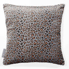 Leopard Print | Sustainable Velvet Cushion - French Grey 40 x 40 cm Standard by Izabela Peters