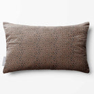 Leopard Print | Sustainable Velvet Rectangle Cushion - Dovedale Stone 50 x 30 cm Standard by Izabela Peters