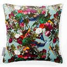 Manor House Garden | Sustainable Velvet Cushion - Blue Surf 40 x 40 cm Smooth by Izabela Peters
