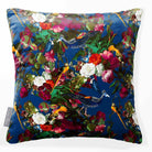 Manor House Garden | Sustainable Velvet Cushion - Estate Blue 40 x 40 cm Smooth by Izabela Peters