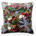 Manor House Garden | Sustainable Velvet Cushion - French Grey 40 x 40 cm Smooth by Izabela Peters