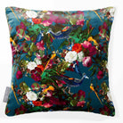 Manor House Garden | Sustainable Velvet Cushion - Teal 40 x 40 cm Smooth by Izabela Peters