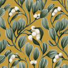 Mistletoe Christmas napkin print in gold
