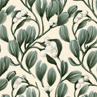 Mistletoe Christmas napkin print in ivory