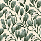 Mistletoe Christmas table runner print in ivory