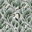 Mistletoe Christmas tablecloth print in silver grey