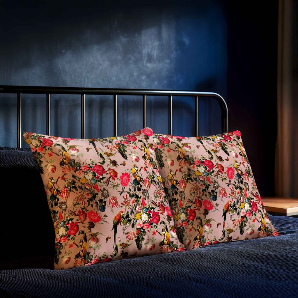 Monkey Puzzle | Sustainable Velvet Cushion - Midnight 40 x 40 cm Standard by Izabela Peters