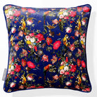 Monkey Puzzle | Sustainable Velvet Cushion - Midnight 40 x 40 cm Piped by Izabela Peters