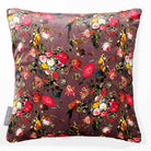 Monkey Puzzle | Sustainable Velvet Cushion - Italian Grape 40 x 40 cm Smooth by Izabela Peters
