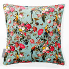 Monkey Puzzle | Sustainable Velvet Cushion - Blue Surf 40 x 40 cm Smooth by Izabela Peters