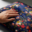 Monkey Puzzle | Sustainable Velvet Cushion - Midnight 40 x 40 cm Standard by Izabela Peters