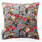 Monkey Puzzle | Sustainable Velvet Cushion - French Grey 40 x 40 cm Smooth by Izabela Peters