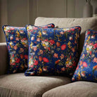 Monkey Puzzle | Sustainable Velvet Cushion - Midnight 40 x 40 cm Standard by Izabela Peters