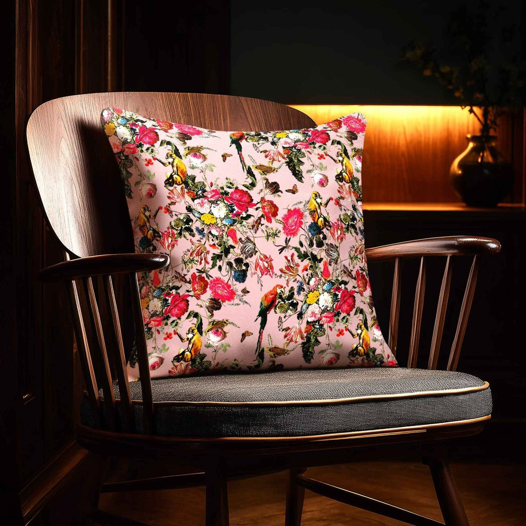 Monkey Puzzle | Sustainable Velvet Cushion - Midnight 40 x 40 cm Standard by Izabela Peters