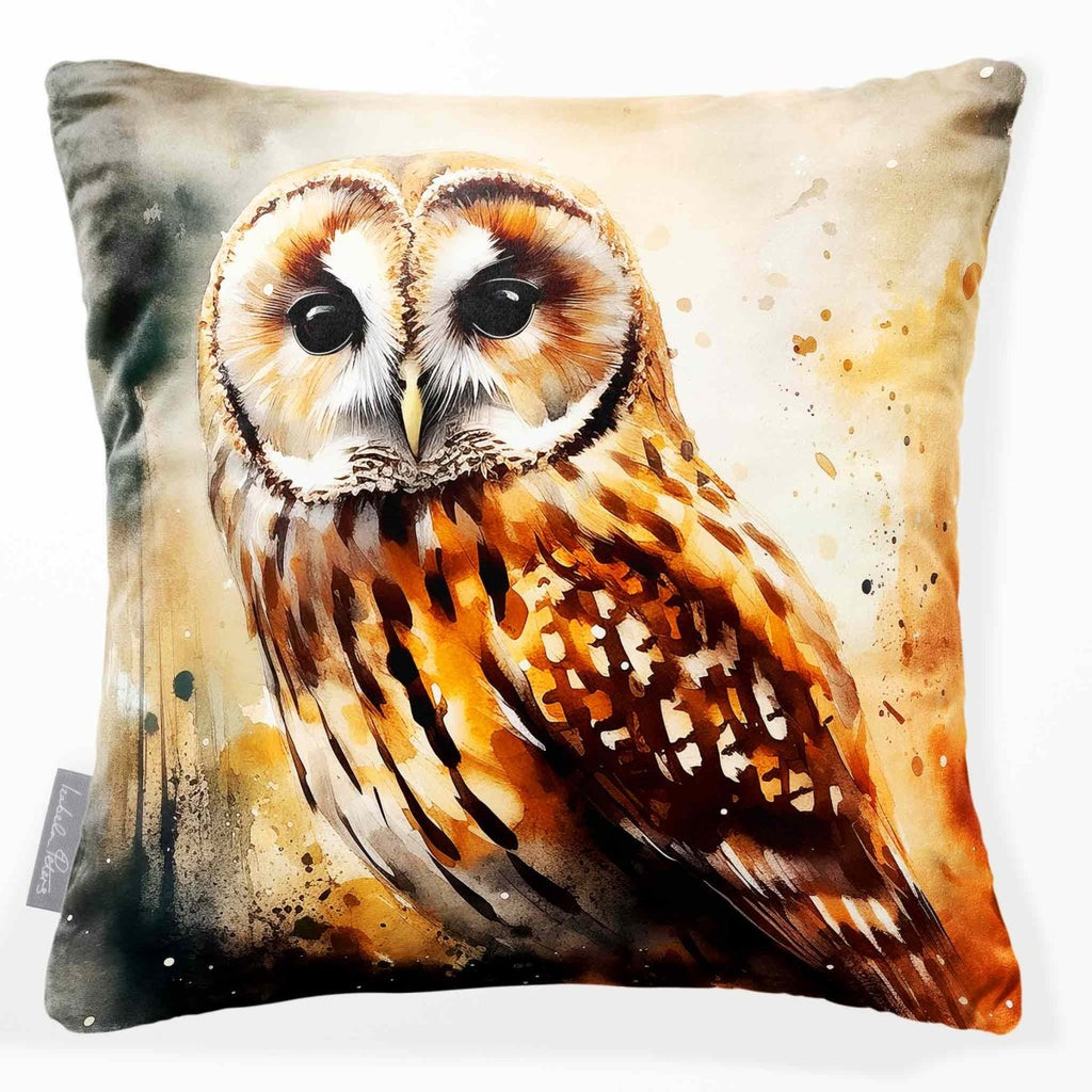 Owl | Sustainable Velvet Cushion - 40 x 40 cm Standard by Izabela Peters