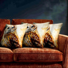 Owl | Sustainable Velvet Cushion - 40 x 40 cm Standard by Izabela Peters