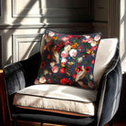 Peruvian Paradise | Sustainable Velvet Cushion - Graphite 40 x 40 cm Standard by Izabela Peters