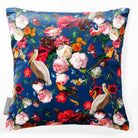 Peruvian Paradise | Sustainable Velvet Cushion - Estate Blue 40 x 40 cm Smooth by Izabela Peters