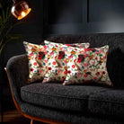Peruvian Paradise | Sustainable Velvet Cushion - Ivory Cream 40 x 40 cm Standard by Izabela Peters