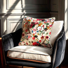 Peruvian Paradise | Sustainable Velvet Cushion - Ivory Cream 40 x 40 cm Standard by Izabela Peters
