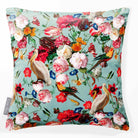 Peruvian Paradise | Sustainable Velvet Cushion - Blue Surf 40 x 40 cm Smooth by Izabela Peters