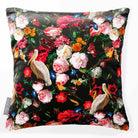 Peruvian Paradise | Sustainable Velvet Cushion - Charcoal 40 x 40 cm Smooth by Izabela Peters