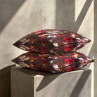 Peruvian Paradise | Sustainable Velvet Cushion - Italian Grape 40 x 40 cm Standard by Izabela Peters