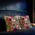 Peruvian Paradise | Sustainable Velvet Cushion - French Grey 40 x 40 cm Standard by Izabela Peters