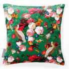 Peruvian Paradise | Sustainable Velvet Cushion - Emerald Green 40 x 40 cm Smooth by Izabela Peters