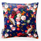 Peruvian Paradise | Sustainable Velvet Cushion - Midnight 40 x 40 cm Smooth by Izabela Peters