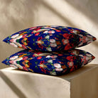 Peruvian Paradise | Sustainable Velvet Cushion - Midnight 40 x 40 cm Standard by Izabela Peters