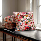 Peruvian Paradise | Sustainable Velvet Cushion - Rosewater 40 x 40 cm Standard by Izabela Peters