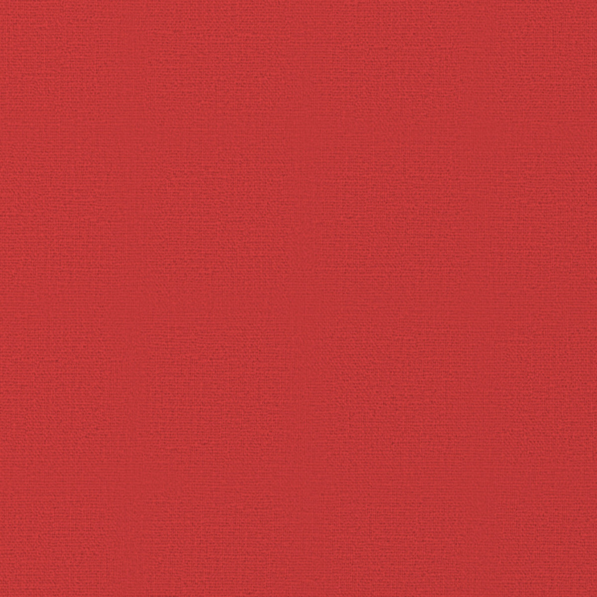 Close-up of the plain red cotton Christmas napkin, showing the weave