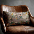 Safari Voyage | Sustainable Velvet Rectangle Cushion - Dovedale Stone 50 x 30 cm Standard by Izabela Peters