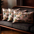 Safari Voyage | Sustainable Velvet Rectangle Cushion - Rosewater 50 x 30 cm Standard by Izabela Peters