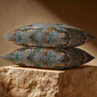 Safari Voyage | Sustainable Velvet Rectangle Cushion - French Grey 50 x 30 cm Standard by Izabela Peters