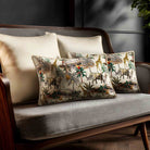Safari Voyage | Sustainable Velvet Rectangle Cushion - Ivory Cream 50 x 30 cm Standard by Izabela Peters