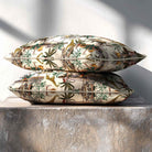 Safari Voyage | Sustainable Velvet Rectangle Cushion - Ivory Cream 50 x 30 cm Standard by Izabela Peters