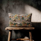 Safari Voyage | Sustainable Velvet Rectangle Cushion - Dovedale Stone 50 x 30 cm Standard by Izabela Peters