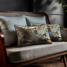 Safari Voyage | Sustainable Velvet Rectangle Cushion - French Grey 50 x 30 cm Standard by Izabela Peters